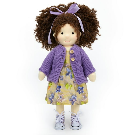 BlissfulPixie Handmade for Girl Waldorf Collect Rag Doll Birthday Present with Exquisite Box-Madelyn 12"