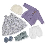BlissfulPixie Waldorf Doll Dress Set - 12-inch Handmade Gift for Girls