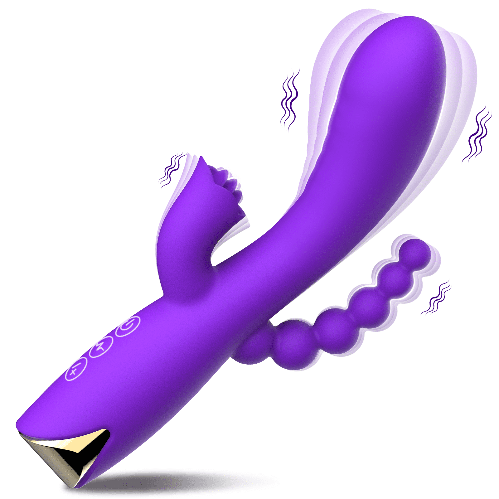 Blissmakers Rabbit Anal Dildo Vibrator with 10 Vibration Sex Toy 3 in 1 G  Spot Vibrator, Anal Stimulator Massager for Adult Sex Toys Women & Couple  Games Silicone Waterproof and Thermochromic - Walmart.com