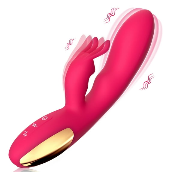 Blissmakers Thrusting Rabbit Vibrator,G Spot Vibrator Dildo, Double Stimulation for and Vagina,4 Powerful Speeds and 10 Vibrations Modes,Sex Toys for Women Adult Toys for Couples