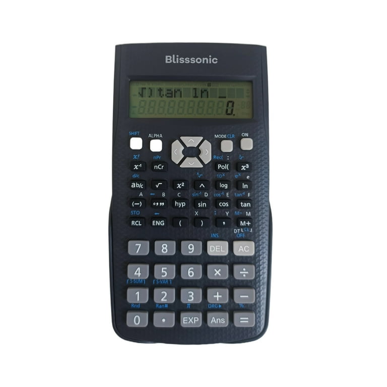 Blisssonic Calculators Scientific Calculator with Graph Functions for College and High School Students Engineering Advanced Mathematics Walmart