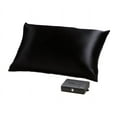 thumbnail image 1 of Blissy Silk Pillowcase - Standard - Black, 1 of 8