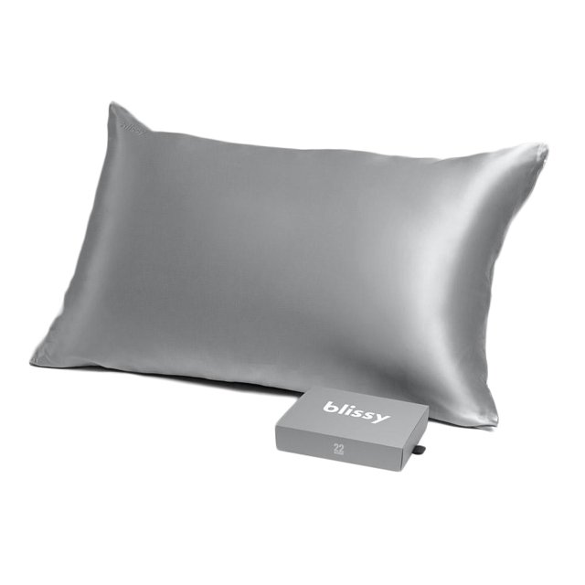Blissy Silk Pillowcase Standard Silver