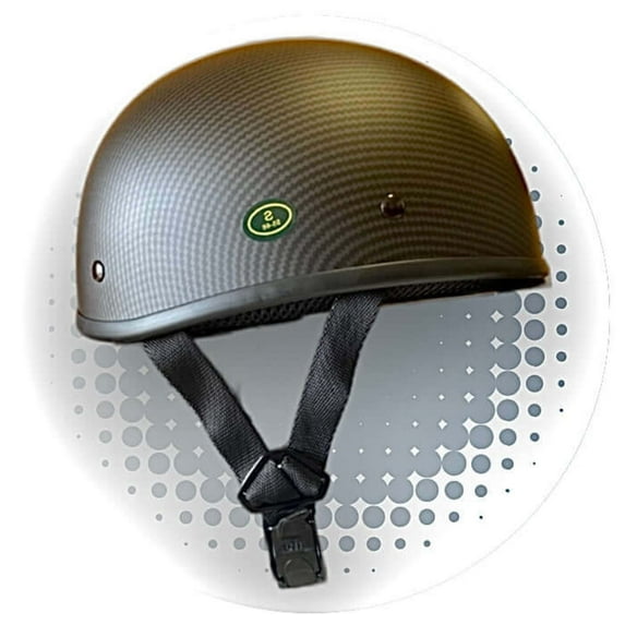 Blister Beanie DOT LD8 Helmet With Carbon Fiber Look For Bikers