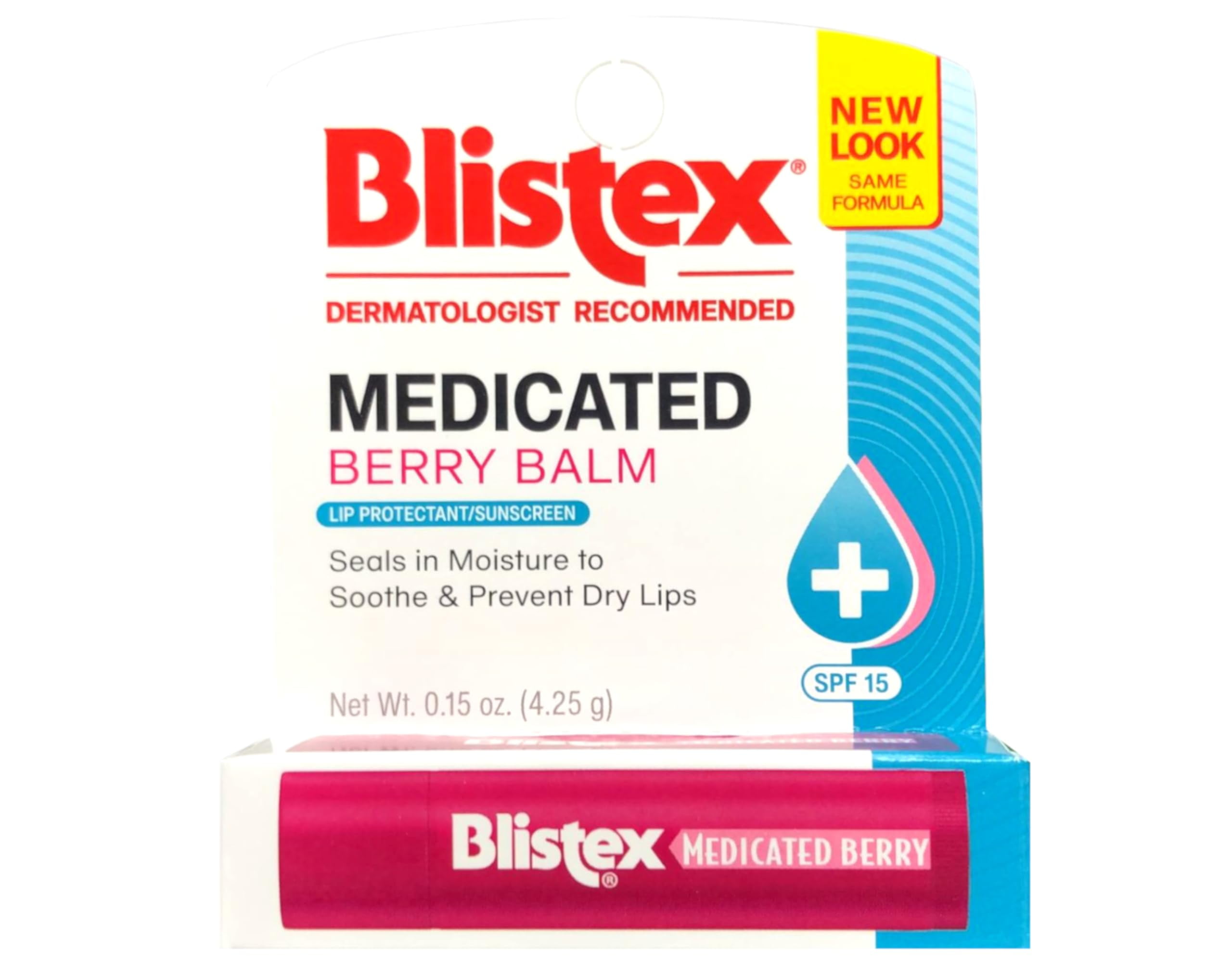 Blistex Berry Medicated, 0.15 Ounces Package May Vary - Walmart.com