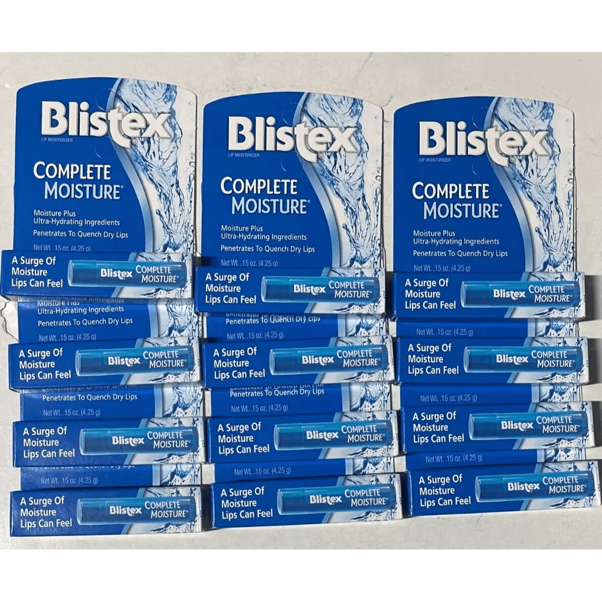 Blistex Complete Moisture Lip Protectant 0.15 Oz 12Pk