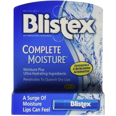 Blistex Complete Moisture Lip Protectant 0.15 oz (Pack of 3)