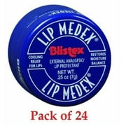 Blistex Lip Balm Medex 0.25OZ, Pack of 24