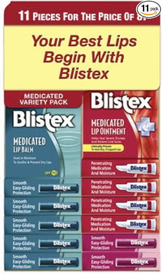 Blistex Lip Balm + Medicated Lip Ointment / 11 Pieces