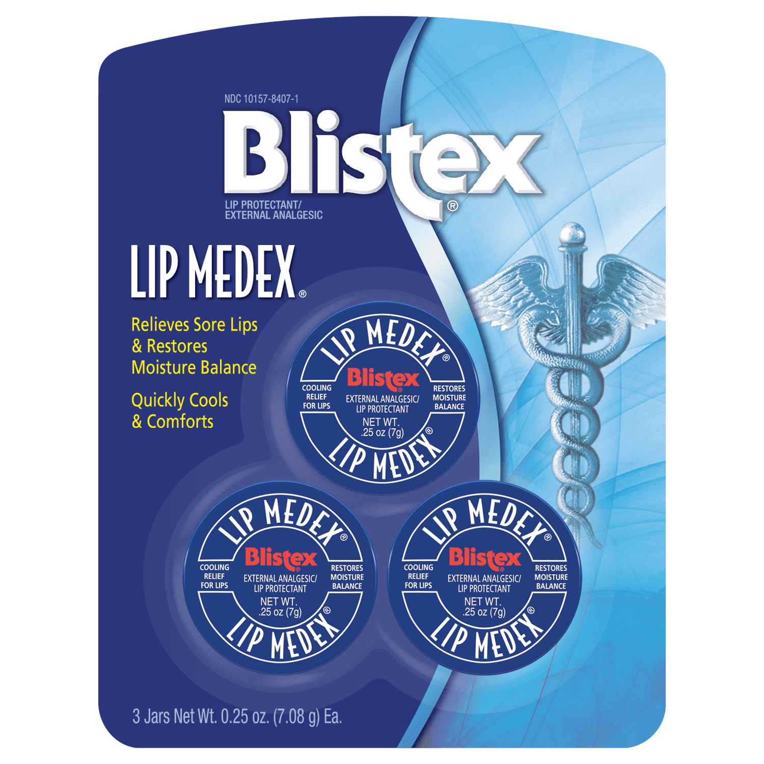 Blistex Lip Medex 0.25 oz 3 Pack