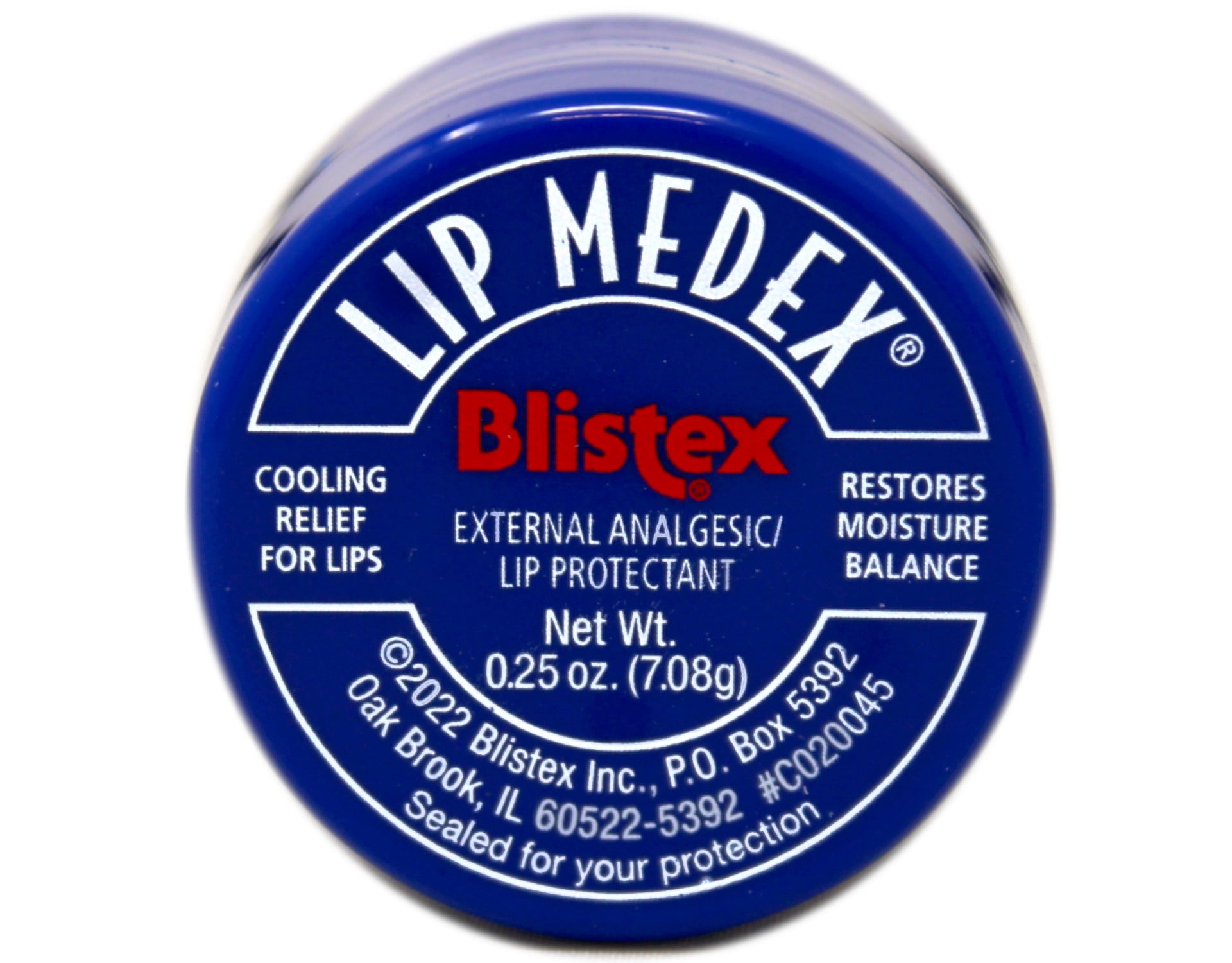 Blistex Lip Medex Cooling Comfort Lip Moisture Protectant 0.25 oz, Pack of 36