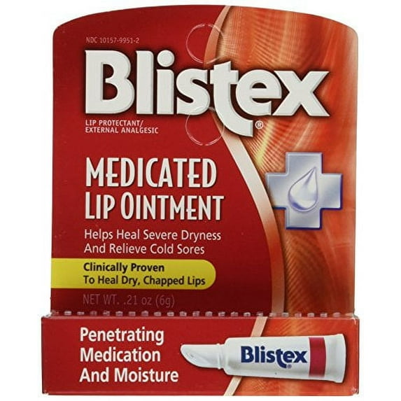Blistex Lip Protectant/External Analgesic Medicated Lip Ointment 0.21 Oz