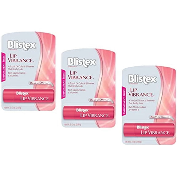 Blistex Lip Vibrance Lip Protectant 0.13 OZ (Pack of 3)