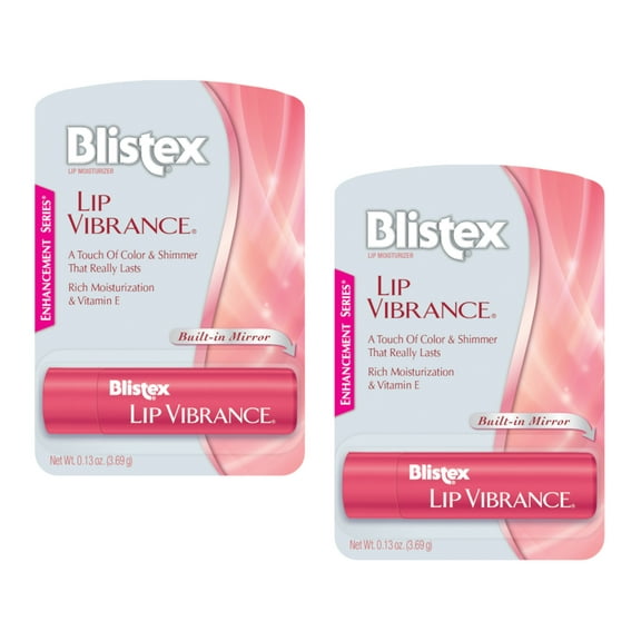 Blistex Lip Vibrance, Lip Protectant, SPF 15 0.13 oz (Pack of 2)