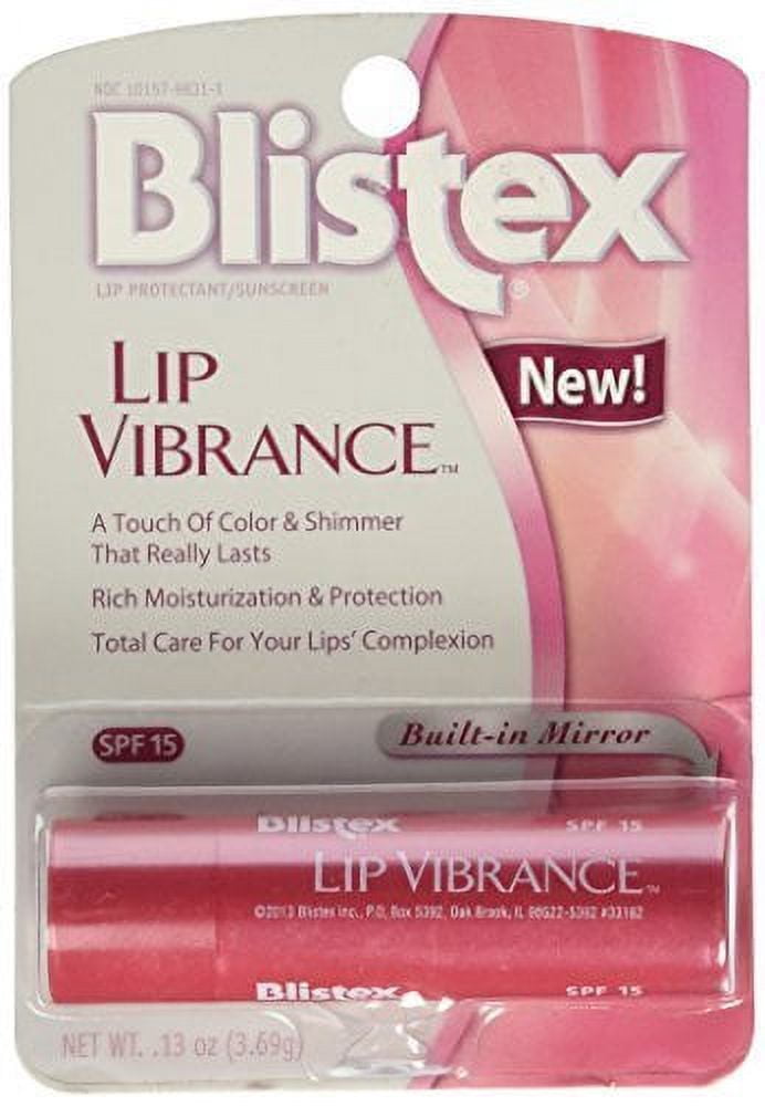 Blistex Lip Vibrance Lip Protectant/Sunscreen 0.13 OZ Buy Packs and SAVE (Pack of 3)