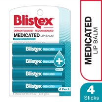 Blistex Medicated Balm 4pk 0.15oz