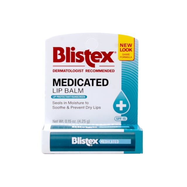 Blistex Medicated Lip Balm, 0.15 oz. stick (Pack of 24)