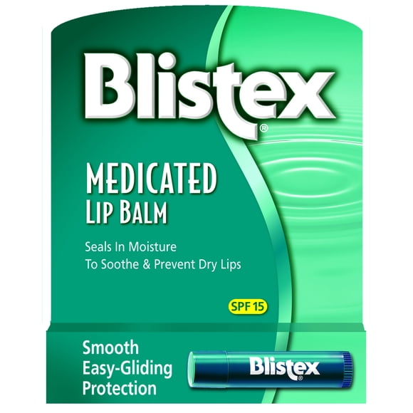Blistex Medicated Lip Balm, Lip Protectant and Sunscreen, 0.15 oz One Count