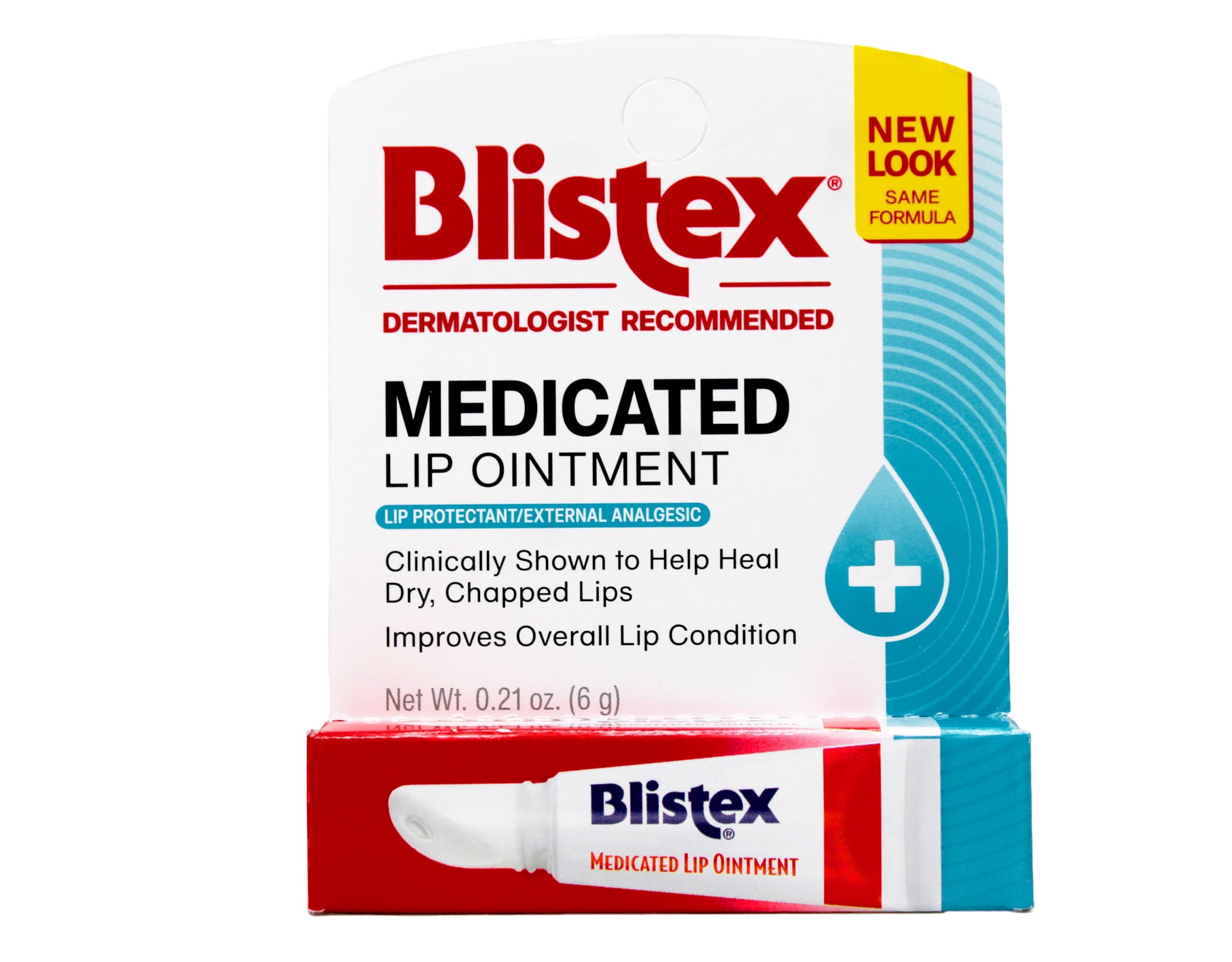 Blistex Relieves Cold Sores & Helps Heal Dry Chapped Lips Medicated Lip Ointment