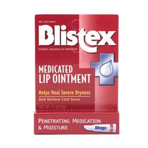 Blistex Medicated Lip Ointment, Relief For Chapped Lips, 1 stick, 0.21 ...