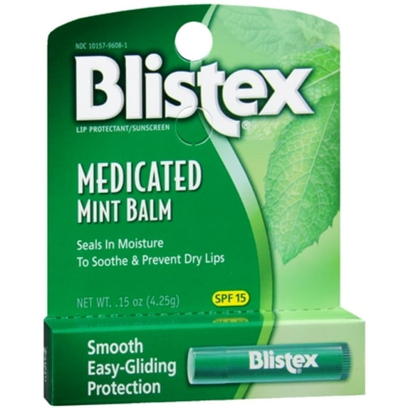 Blistex Medicated Mint Balm SPF 15 0.15 oz