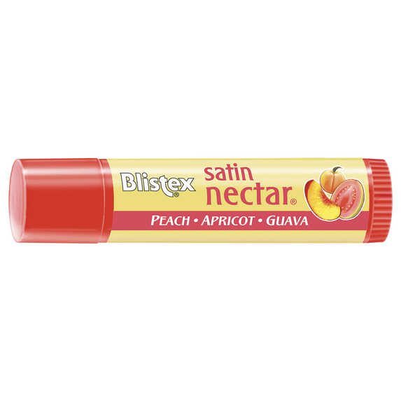Blistex Satin Nectar Peach Apricot Guava, 0.15 oz, One Count