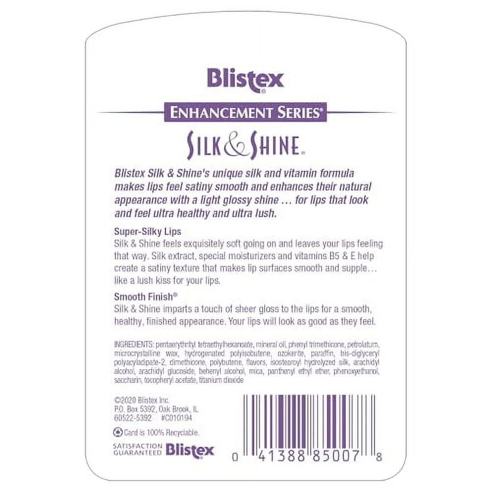 Blistex Silk & Shine Lip Balm 0.13 Oz (Pack of 12)