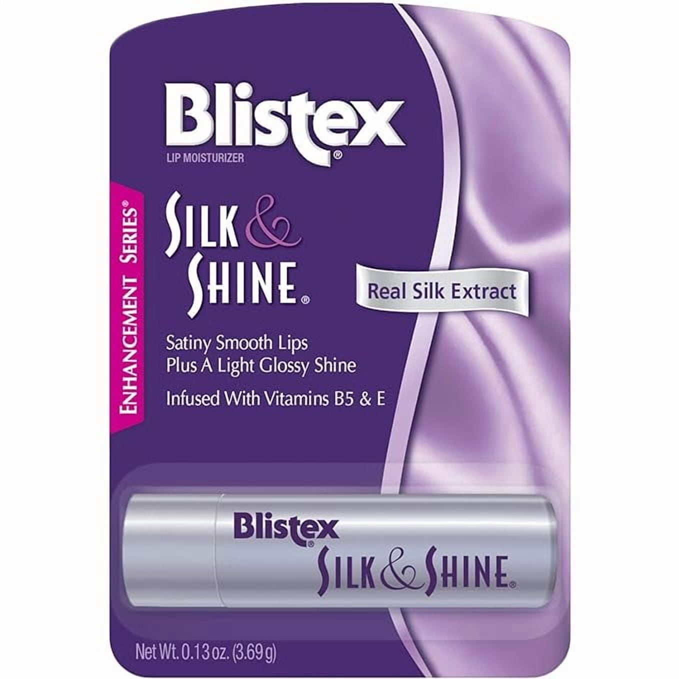 Blistex Silk & Shine Lip Balm 0.13 Oz (Pack of 12)