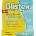 thumbnail image 1 of Blistex Simple and Sensitive Lip Moisturizer 0.15 oz (Pack of 4), 1 of 1