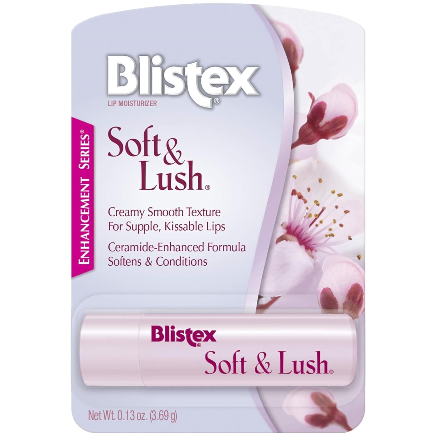 Blistex Soft & Lush Lip Balm, 0.13 oz (Pack of 8)