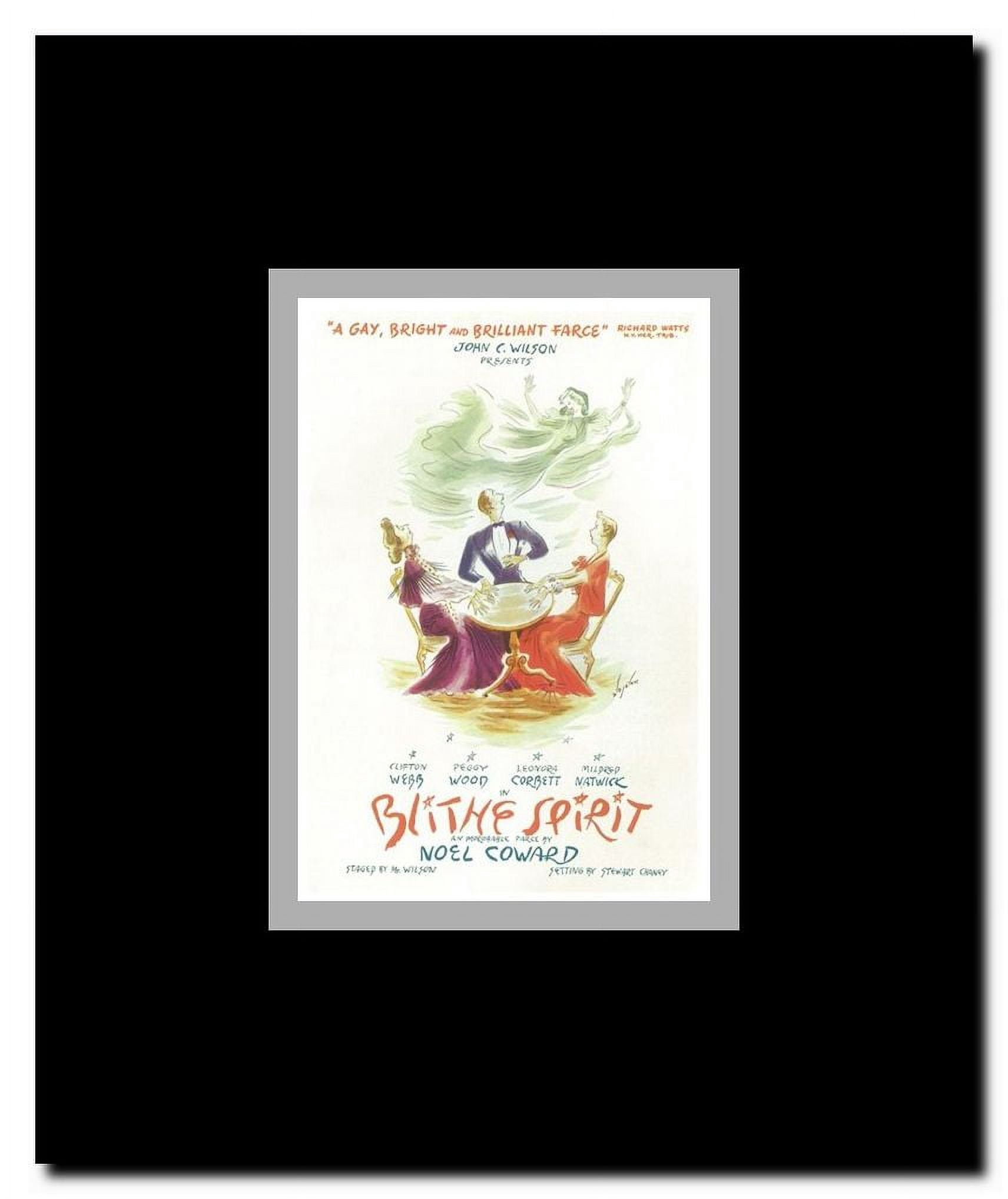 Blithe Spirit (Broadway) Framed Movie Poster