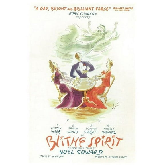 Blithe Spirit (Broadway) Movie Poster (11 x 17)