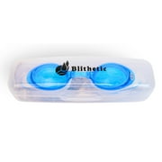 Blithetic Junior Myopia Swimming Goggles, Waterproof Anti-Fog Nearsighted Swim Goggles Multi Colors - Pink -2.0D