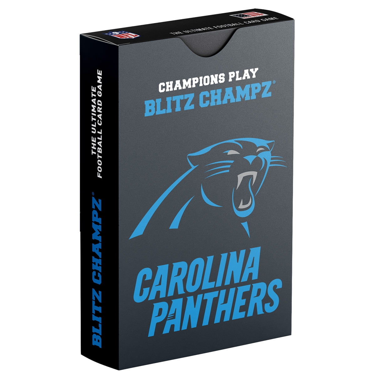 Blitz Champz Carolina Panthers Card Game, Family Game for Adults & Kids, Easy-To-Learn Party Game