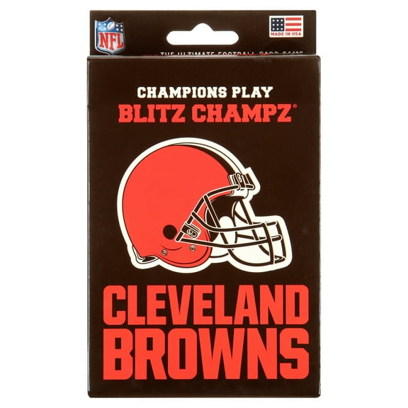 Blitz Champz Cleveland Browns Card Game, Family Game for Adults & Kids, Easy-To-Learn Party Game