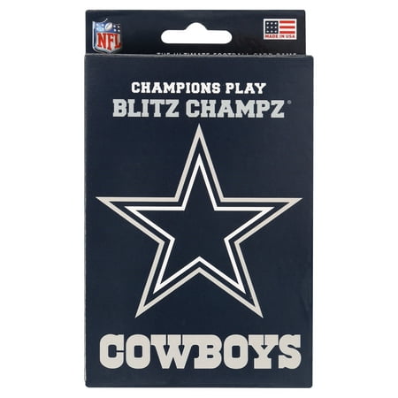 Blitz Champz Dallas Cowboys Card Game, Family Game for Adults & Kids, Easy-To-Learn Party Game
