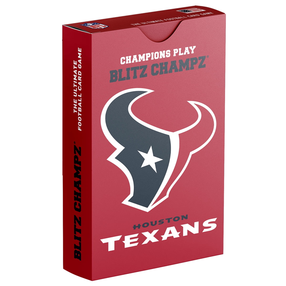 Blitz Champz Houston Texans Card Game, Family Game for Adults & Kids, Easy-To-Learn Party Game