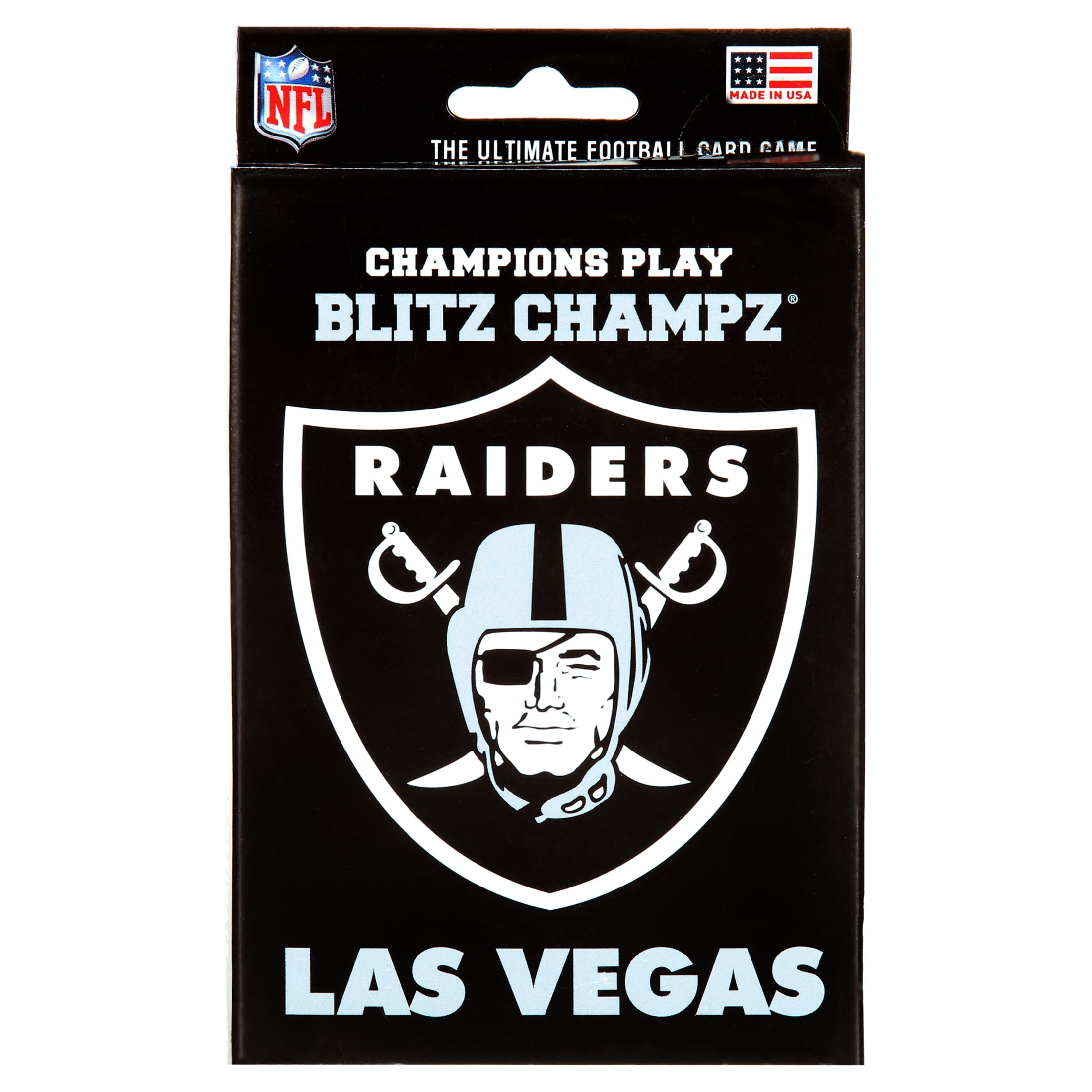 Blitz Champz Las Vegas Raiders Card Game, Family Game for Adults & Kids, Easy-To-Learn Party Game