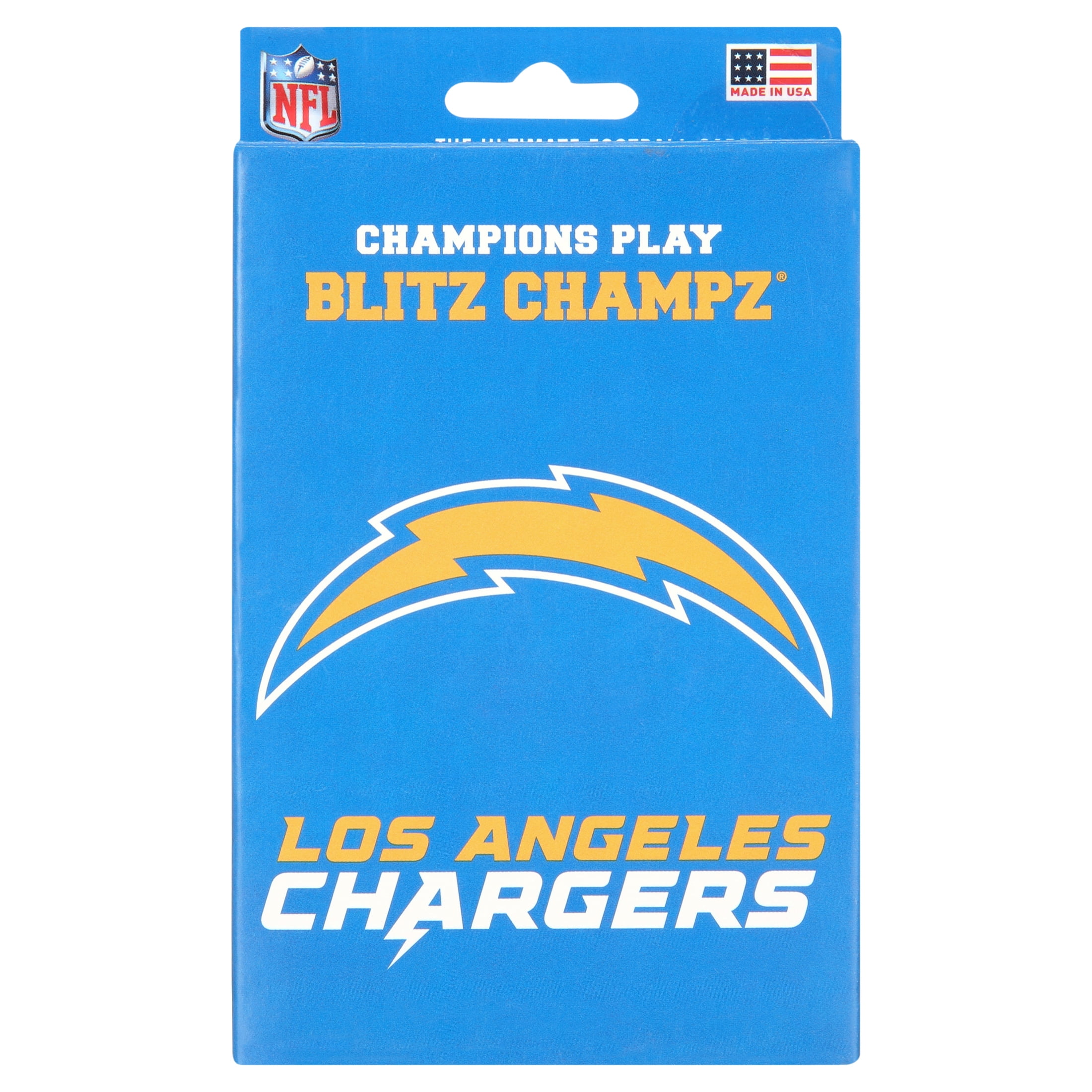 Blitz Champz Los Angeles Chargers Card Game, Family Game for Adults & Kids, Easy-To-Learn Party Game