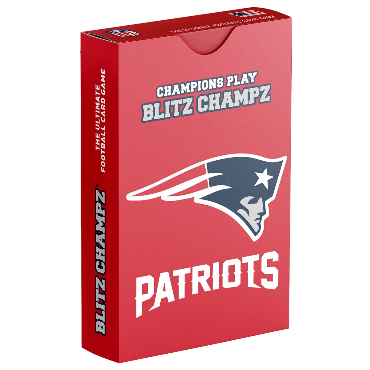 Blitz Champz New England Patriots Card Game, Family Game for Adults & Kids, Easy-To-Learn Party Game