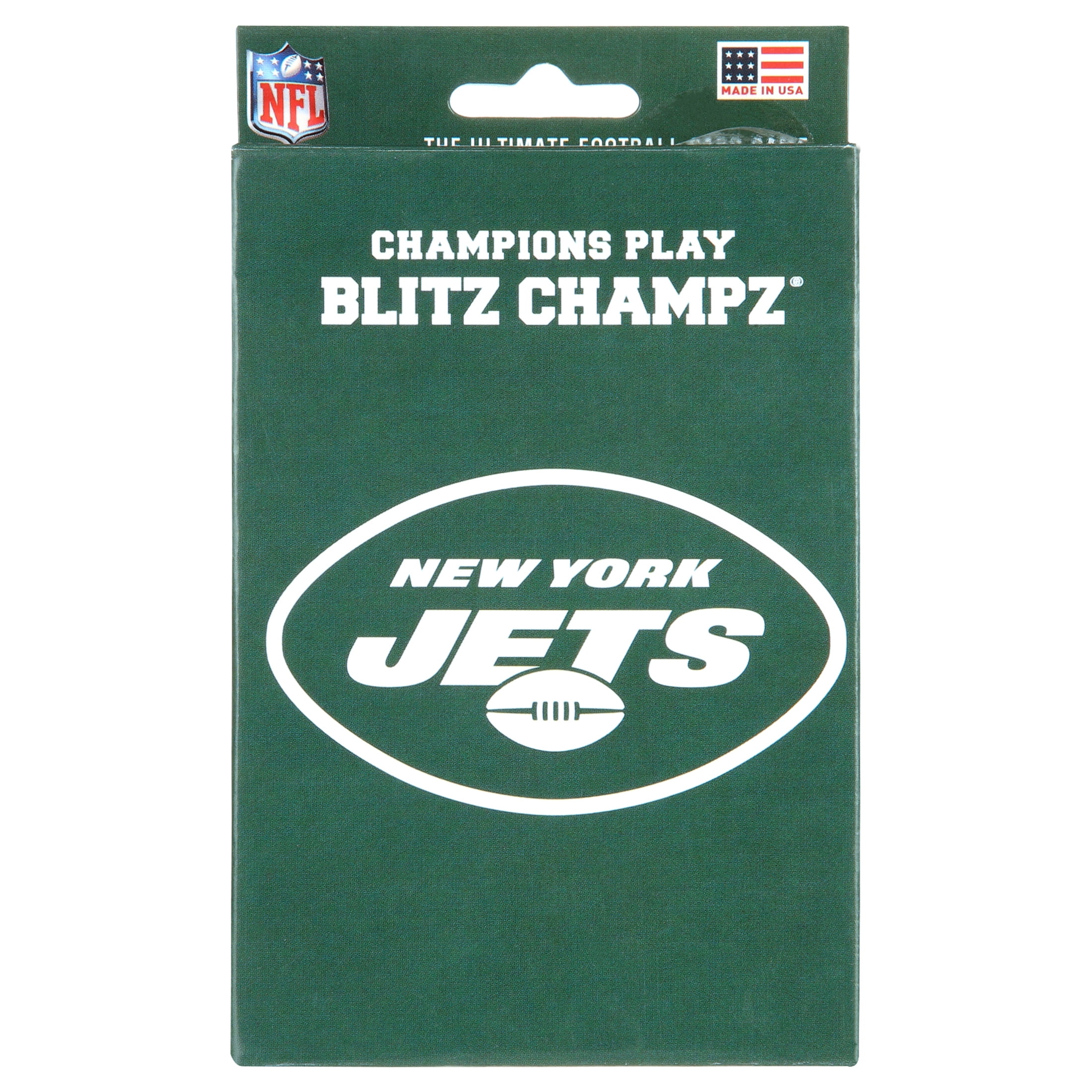 Blitz Champz New York Jets Card Game, Family Game for Adults & Kids, Easy-To-Learn Party Game