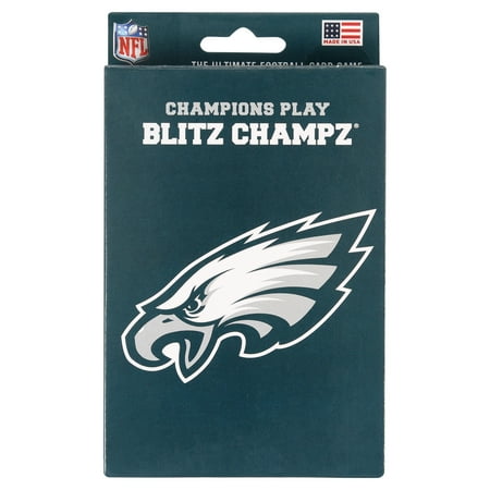 Blitz Champz Philadelphia Eagles Card Game, Family Game for Adults & Kids, Easy-To-Learn Party Game