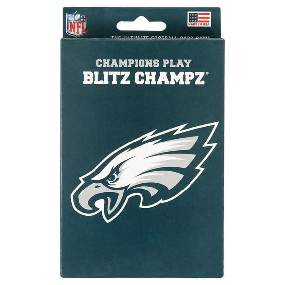 Blitz Champz Philadelphia Eagles Family Card Game for Kids & Adults