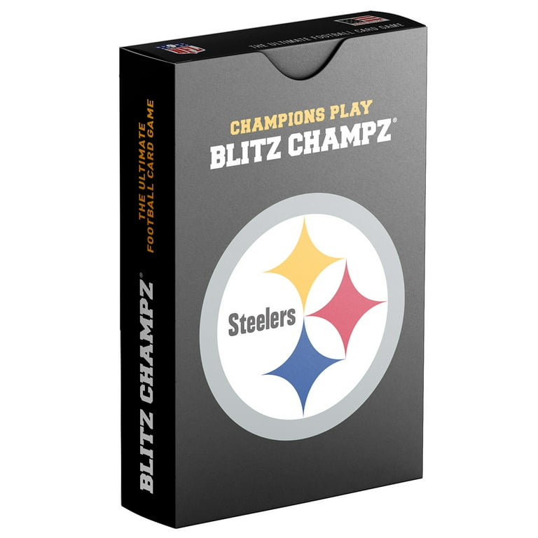 Blitz Champz Pittsburgh Steelers Card Game, Family Game for Adults
