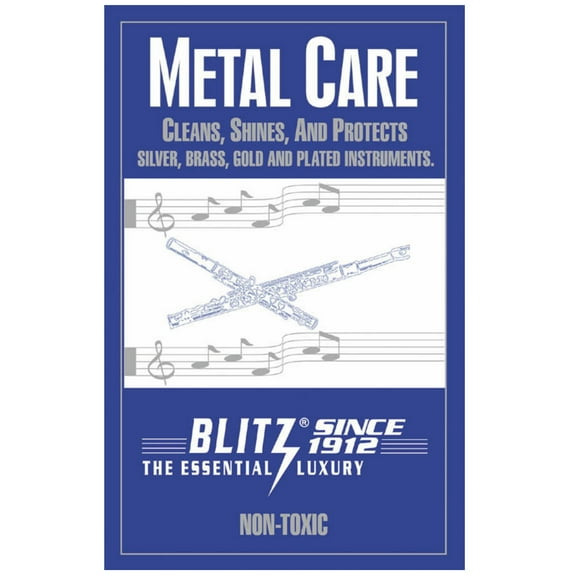 Blitz, Metal Care Cloth for Musical Instruments