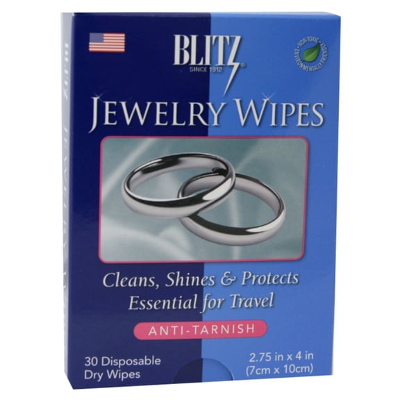 Blitz Stainless Steel Care Quick Wipes, 30 Ct