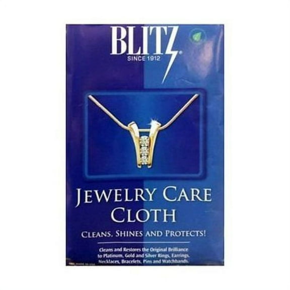Blitz Two-Ply Jewelry Care Cleaning / Polishing Cloth