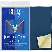Blitz Jewelry Care Cloth Pre-Treated for polishing Gold Silver and Platinum Jewelry. Non Toxic and Environmentally Friendly - 1-Pack