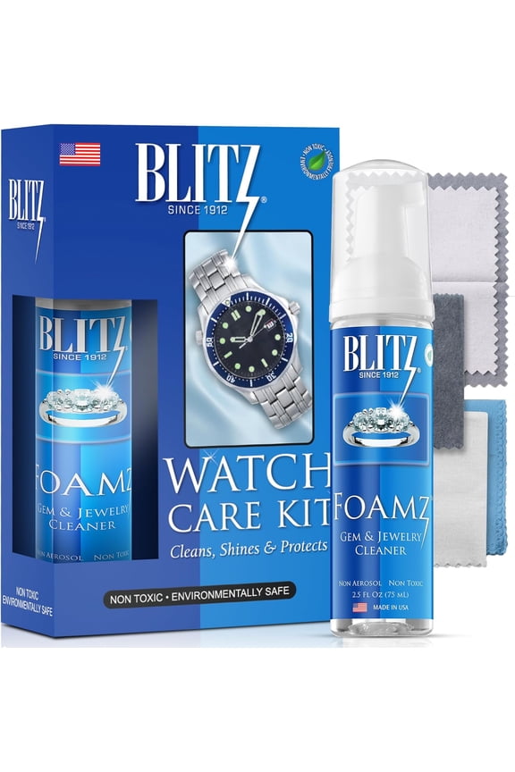 Watch Care Kit, Safe for Gold, Silver, Platinum and Leather Bands