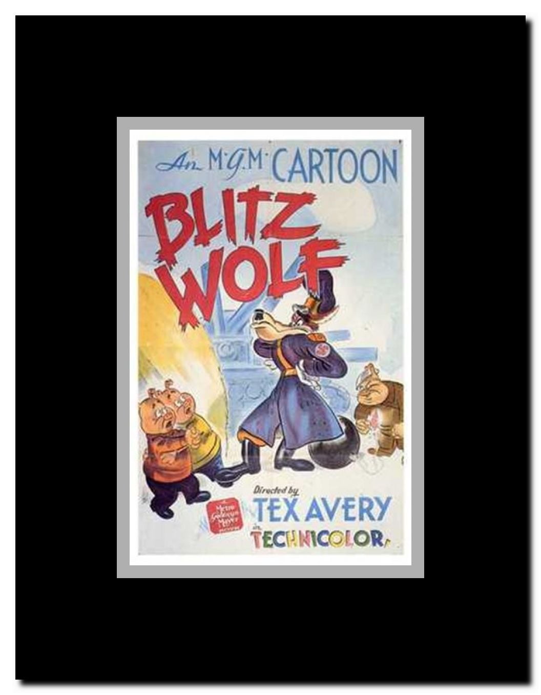 Blitz Wolf Framed Movie Poster